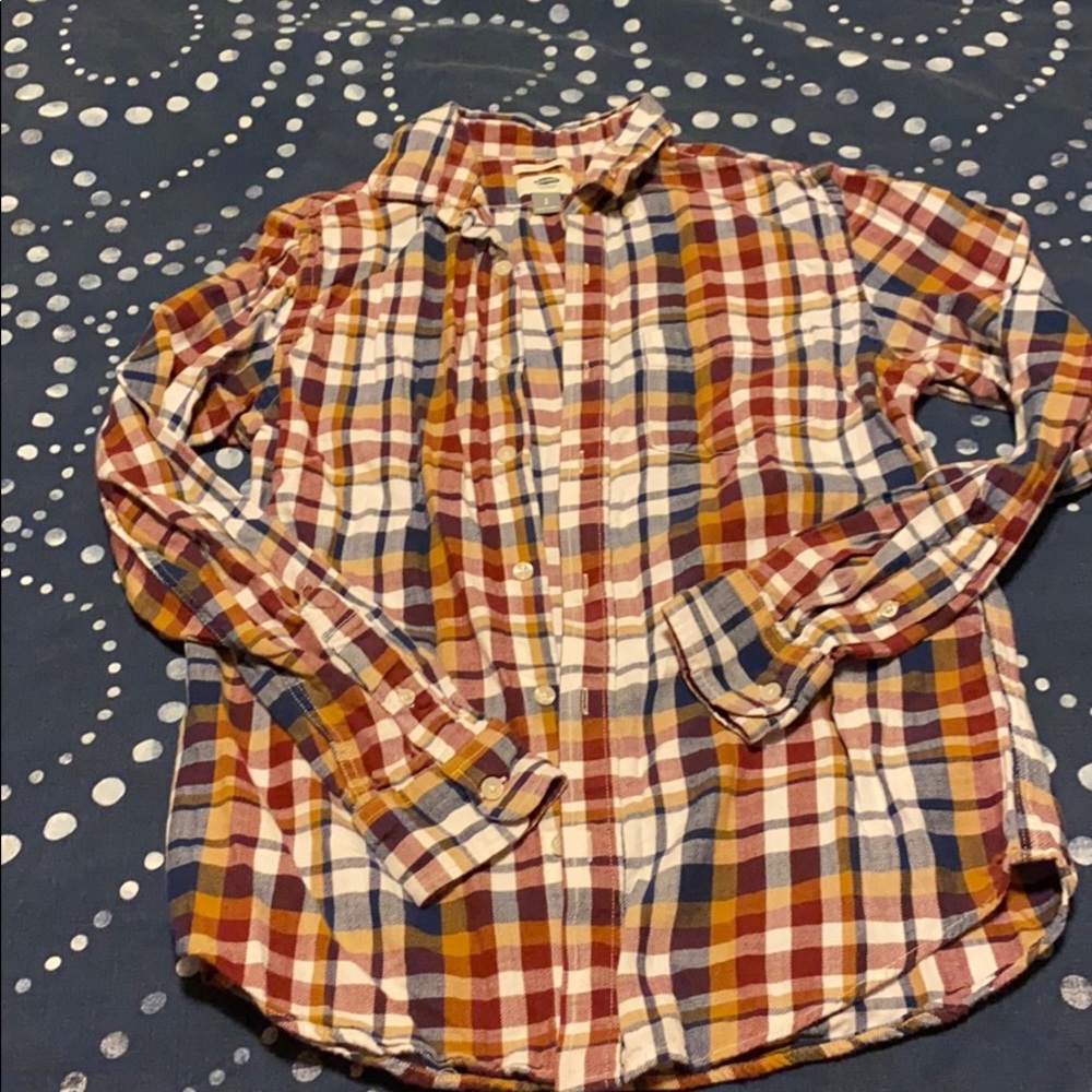 Plaid button up